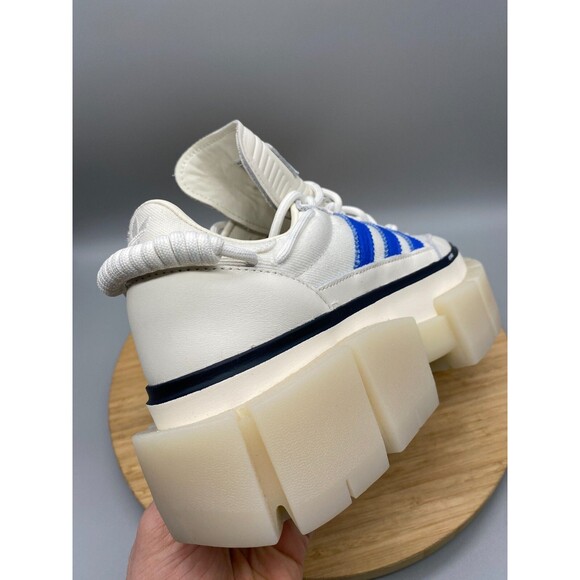 Adidas Shoes Ivy Parks Beyonce Super Platform White Blue GZ3890 Womens Size 10 - Picture 10 of 13